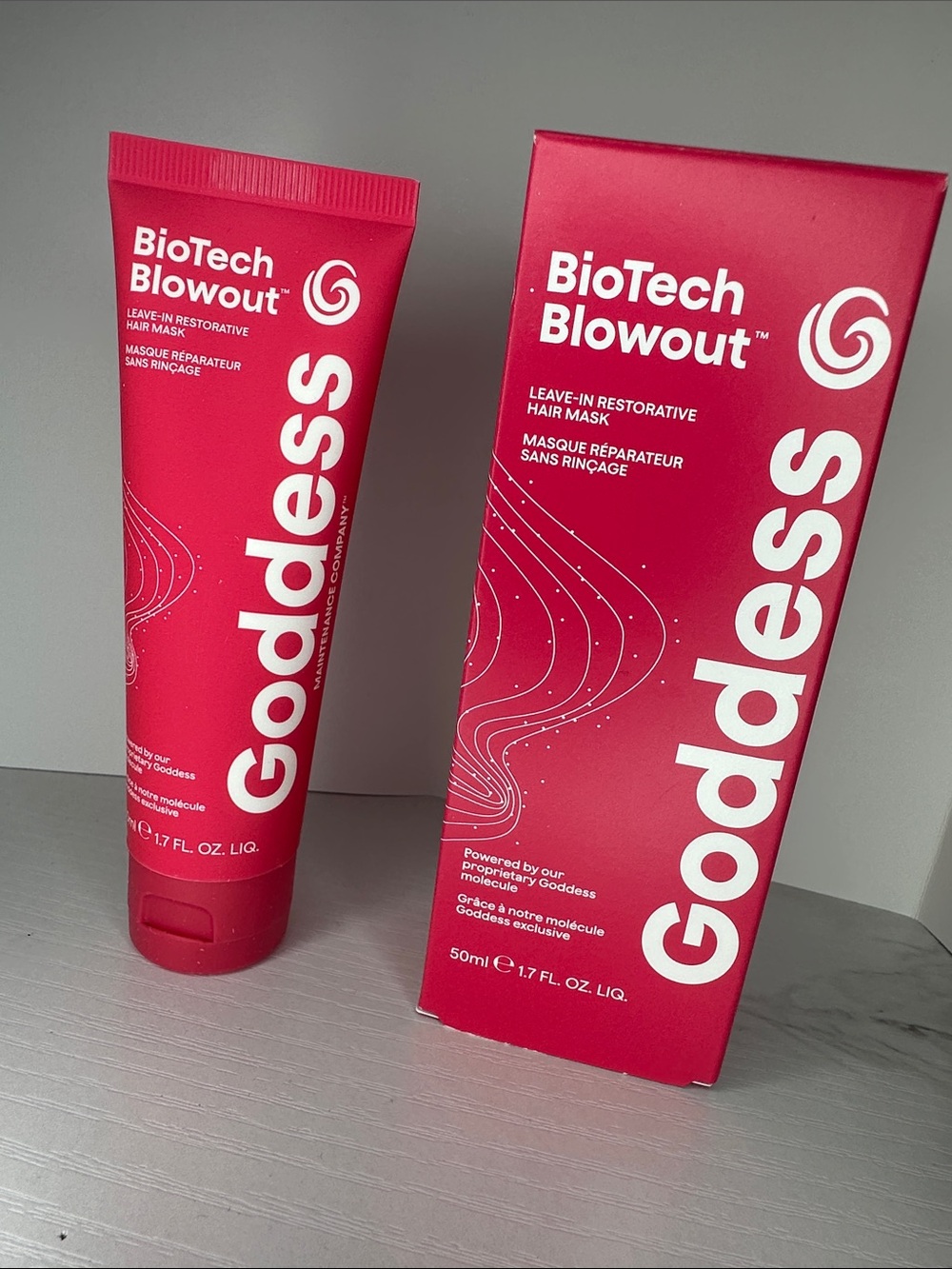 Goddess Leave-In Restorative Hair Mask - Pink